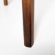 Round extendable walnut dining table, Sweden, 1960s