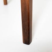 Round extendable walnut dining table, Sweden, 1960s
