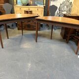 Pair George III Mahogany Console Tables