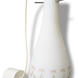 Very nice chandelier suspension "Small knots" 1950 glass Opal vintage 50s