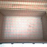 Malle de voyage ancienne vintage en bois datant des années 1880/1920