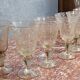 Biot: set of 10 vintage bubble glass glasses circa 1950-1970