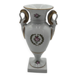 Limoges porcelain vase Castel decorated in the Empire style Saint-Cloud
