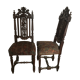 Pair of neogothic chairs