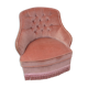 Toad old velvet armchair pink