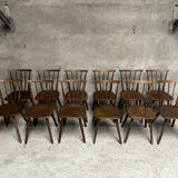 Series of 17 Fanette bistro chairs 1960 tapiovaara style