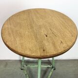 Green Industrial Workshop Stool, 1960s