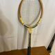Raquette ancienne tennis Montana gold seal bois + étui coq sportif