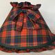 Abat jour en tartan vintage