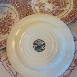 Set of 3 Staffordshire ironstone dinner plates