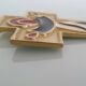 Bronze enamelled cross
