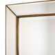 Deknudt Hollywood Regency Faceted XL Vintage Mirror 112 cm