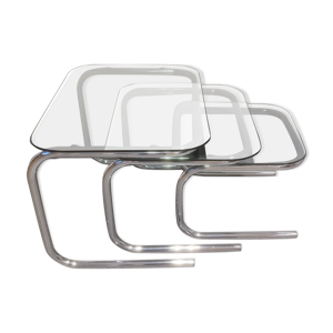 Lot de 3 tables gigognes