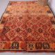 Vintage Moroccan Rug 210 x 286 cm - Antique Berber Rug - Wool Moroccan Rug