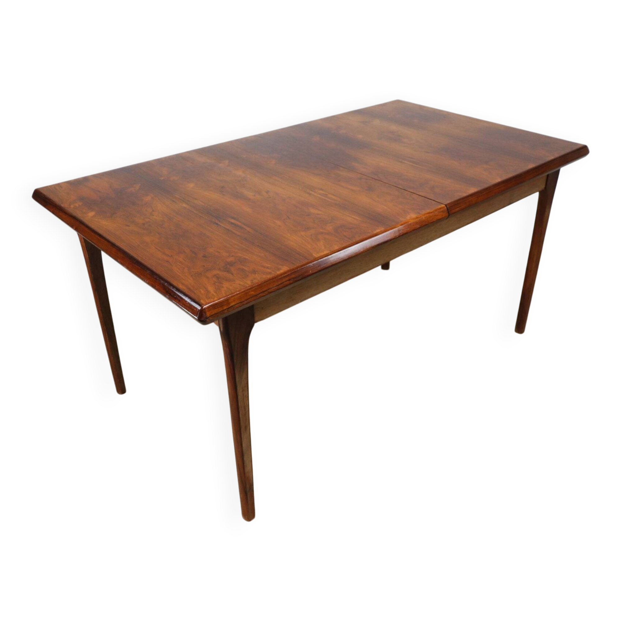 Scandinavian extendable rosewood dining table, 1960s