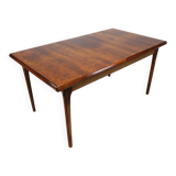 Scandinavian extendable rosewood dining table, 1960s