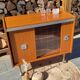 Buffet ou bar vintage pieds compas et roulettes