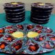 Vallauris Majolica vintage oyster service