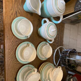 Dorchies earthenware coffee set 8 cups