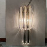 Lot de 2 appliques à prismes en verre de Murano