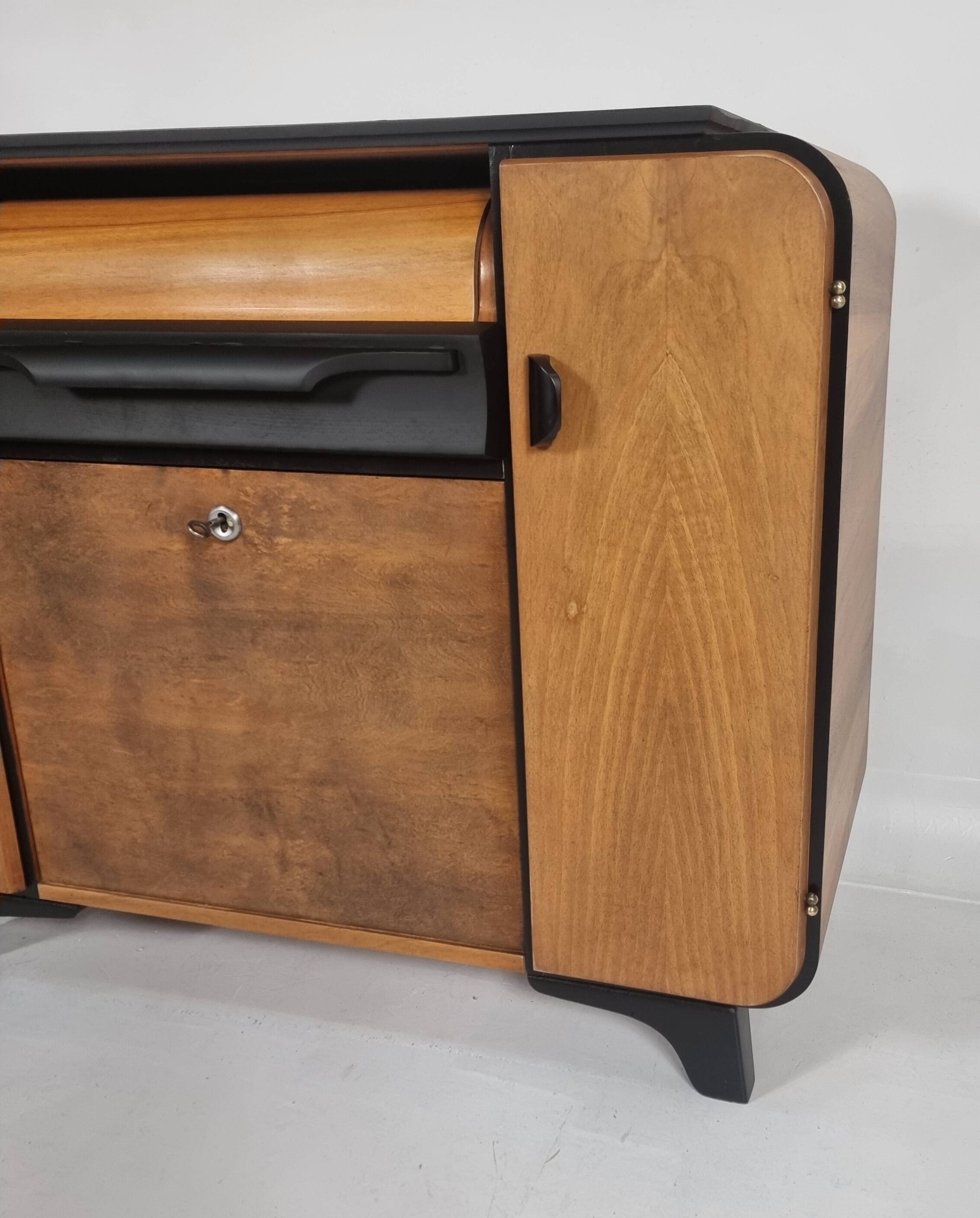 Art deco cabinet by Jindřich Halabala 1960s