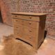 Oak chest of drawers