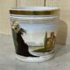 Cache pot Napoleon III late nineteenth porcelain