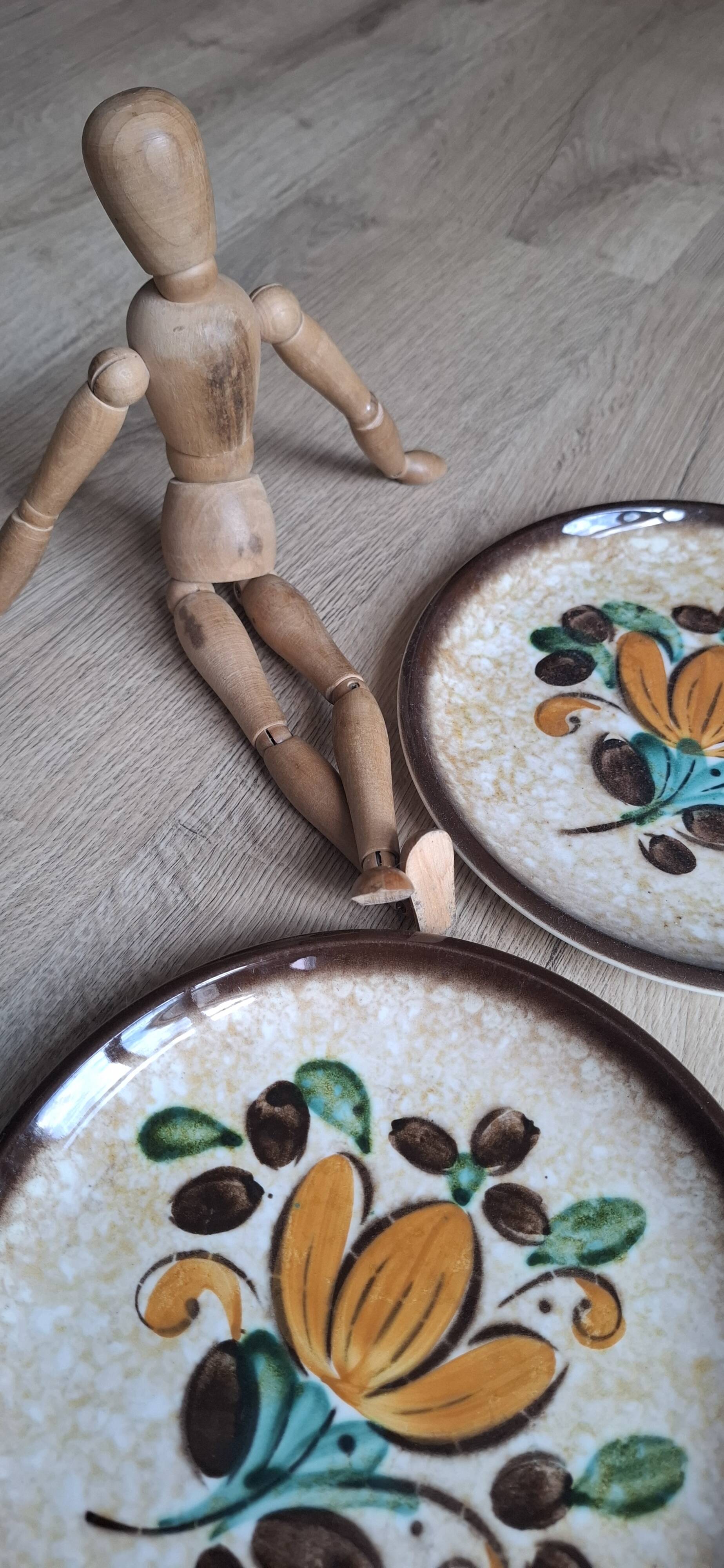 Set of 4 dessert plates Corfu Boch 1966