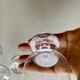 4 crystal digestif glasses Daum France – Orval model