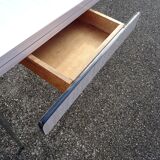 Vintage 60s white formica chrome kitchen table