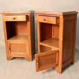 Pair of art deco bedside tables
