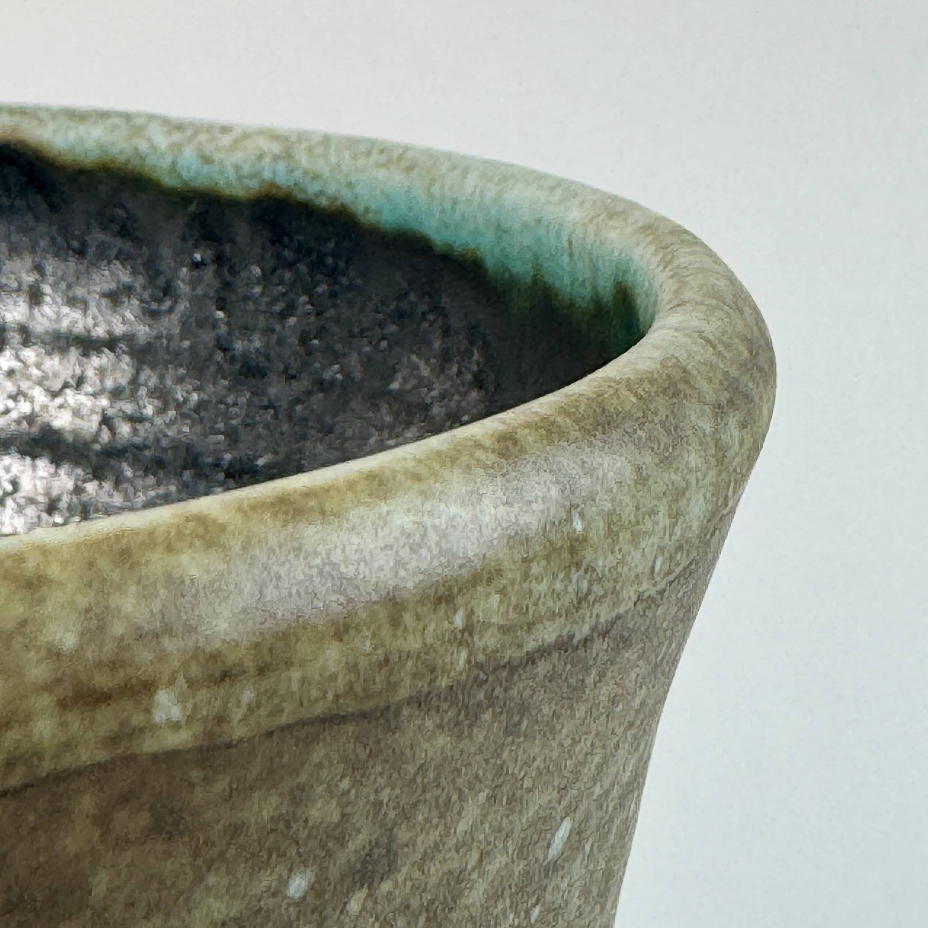 Ceramic vase by the 2 potiers, France, circa 1950