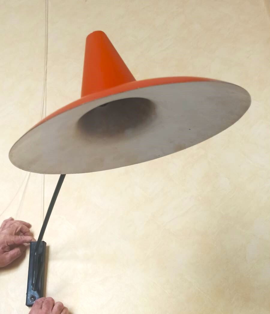 Articulated wall lamp year 50s