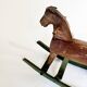 Wooden rocking horse