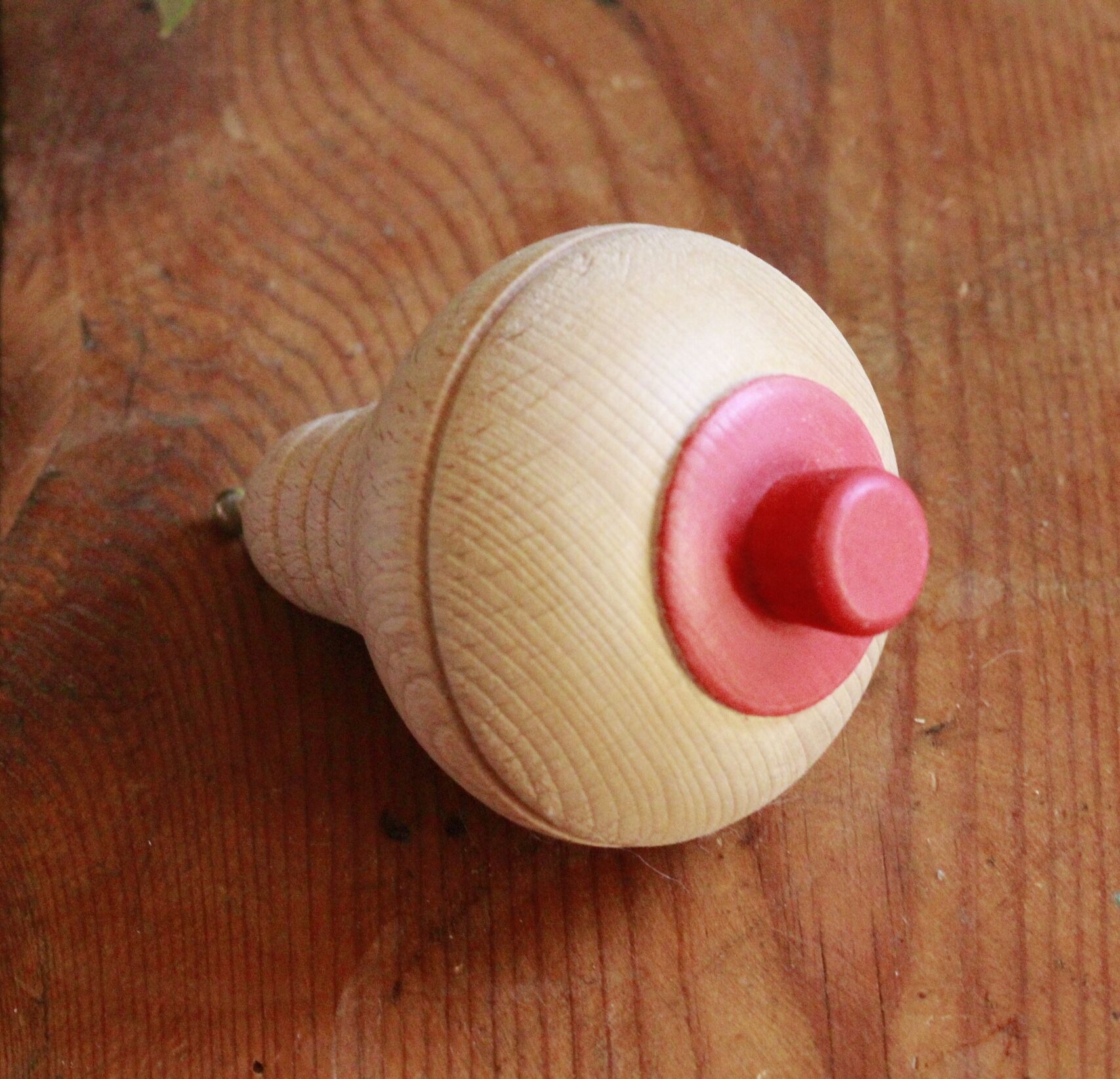 Wooden top toy