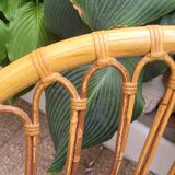 Lit enfant rotin 60's