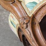 Cabriolet armchair, Louis XV period, 18th century