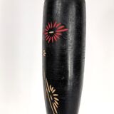 Kokeshi doll plum blossom by master Sato Suigai (Japan 1920 - ?)