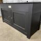 Black patina low sideboard