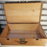Old wooden suitcase - vintage
