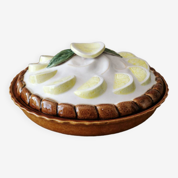 Barbotine Citron, plat à tarte