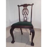 Lot de 4 chaises chippendales anciennes