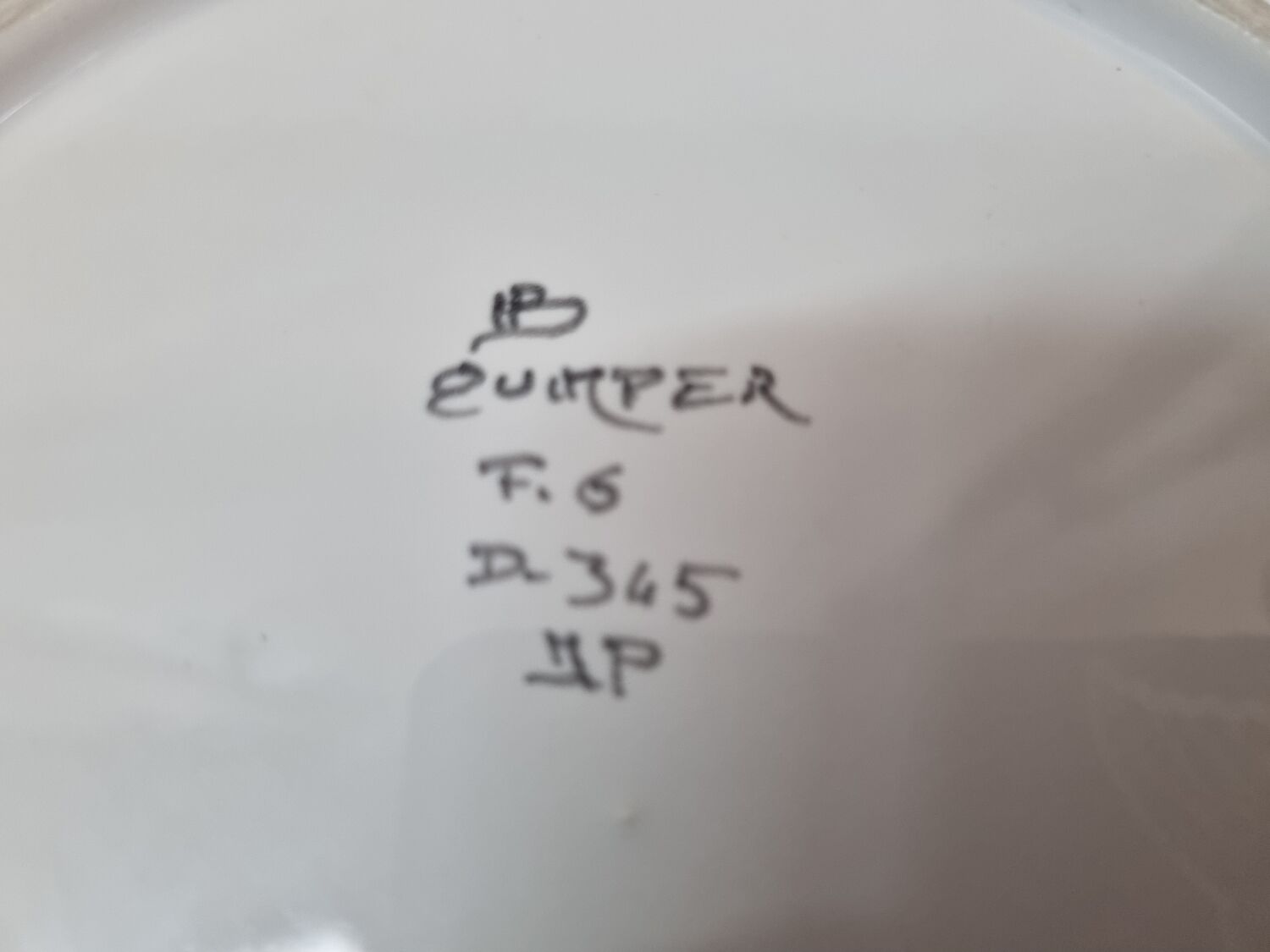 HB Henriot Quimper earthenware plate