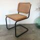 Chaise Breuer B32 noire hêtre