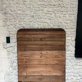 Antique mirror 150/116.5cm Louis-Philippe with pearl gold leaf.