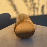 Vintage speckled stoneware vase