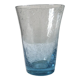 Vintage Biot Light Blue Bubble Blown Glass Vase