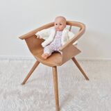 Fauteuil bois pour enfant Baumann, années 50