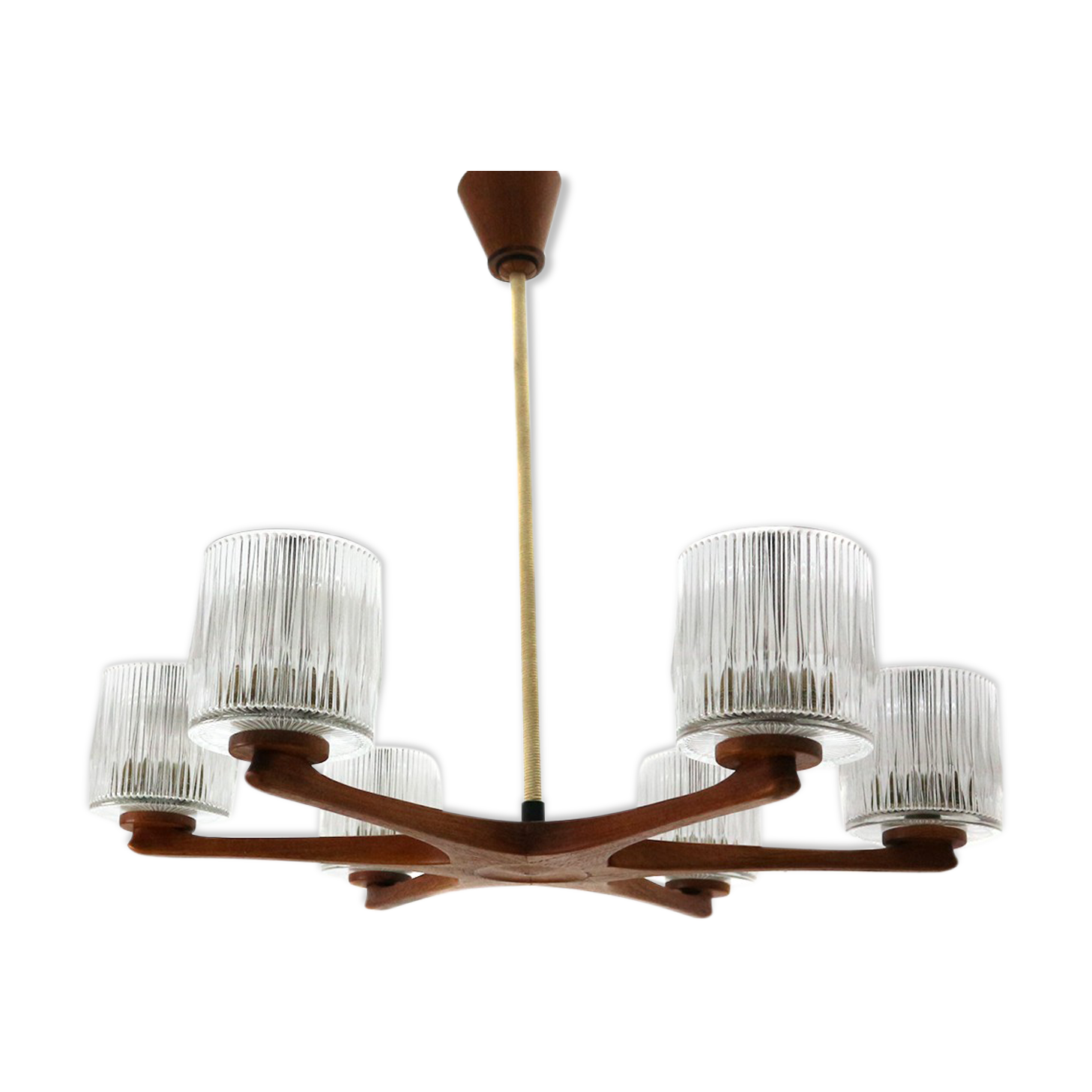 Teak chandelier 60