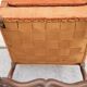 Grand fauteuil  vintage "os de mouton", style Louis XIII, noyer